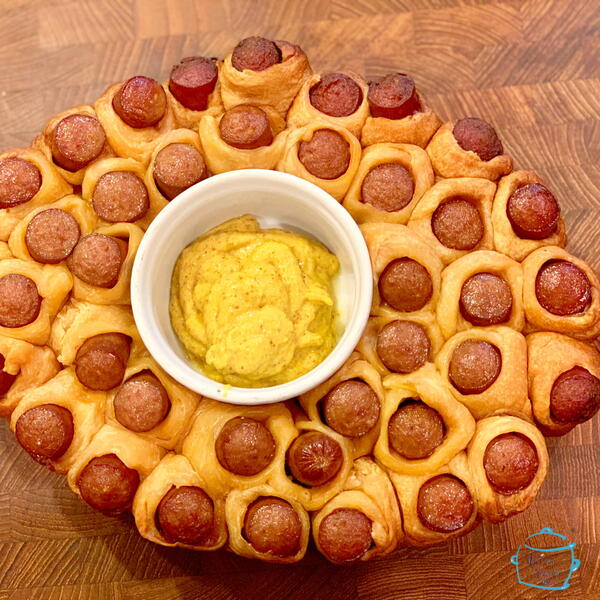 Lazy Slow Cooker Hot Dog Pull Apart Lazy Slow Cooker Hot Dog Pull Apart