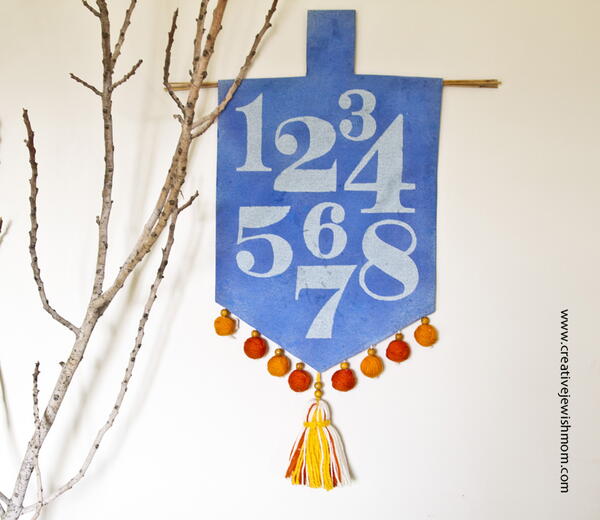 8 Nights DIY Hanukkah Decoration 8 Nights DIY Hanukkah Decoration