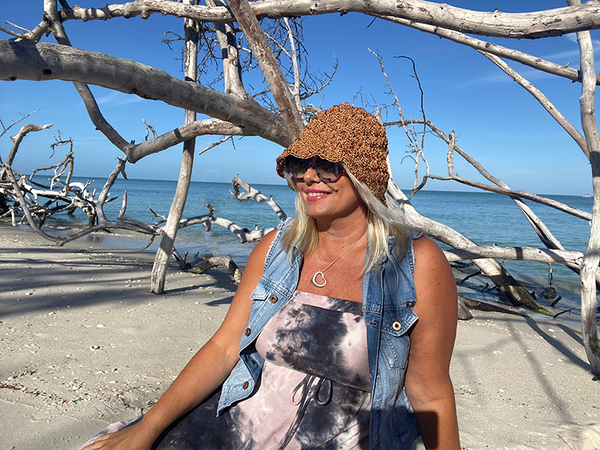 Airy Crochet Bucket Hat Airy Crochet Bucket Hat