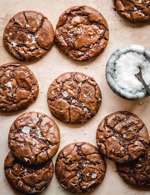 Brownie Crinkle Cookies Brownie Crinkle Cookies