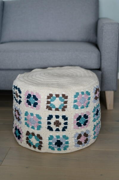 Granny Square Ottoman Granny Square Ottoman