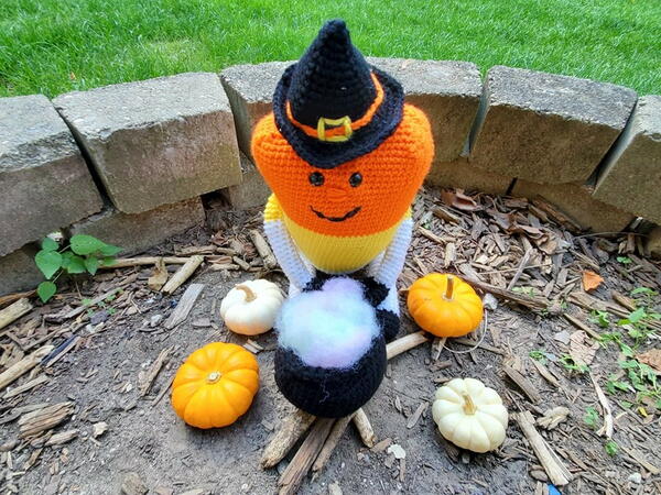 Crochet Candy Corn Witch Crochet Candy Corn Witch
