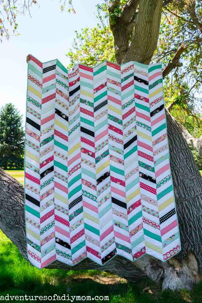 Herringbone Quilt Pattern Using Precut Strips Herringbone Quilt Pattern Using Precut Strips