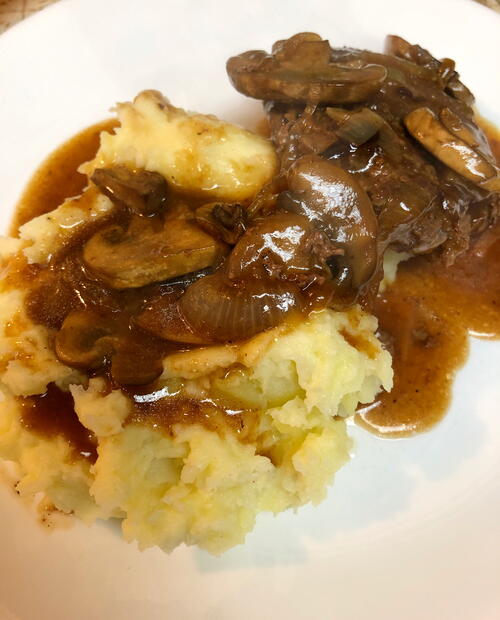 Homemade Salisbury Steak With Savory Mushroom Gravy Homemade Salisbury Steak With Savory Mushroom Gravy