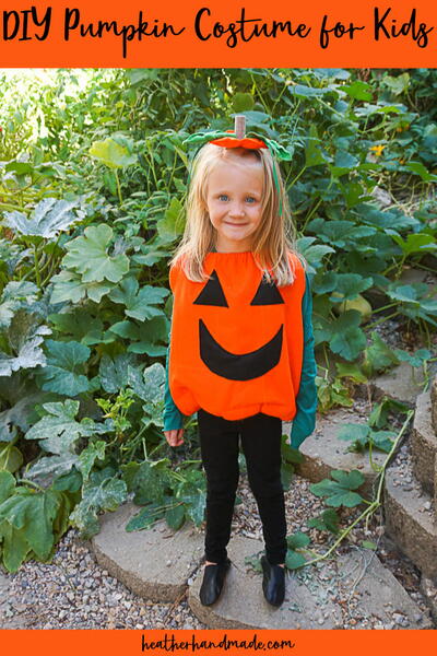 Diy Pumpkin Costume For Kids Diy Pumpkin Costume For Kids