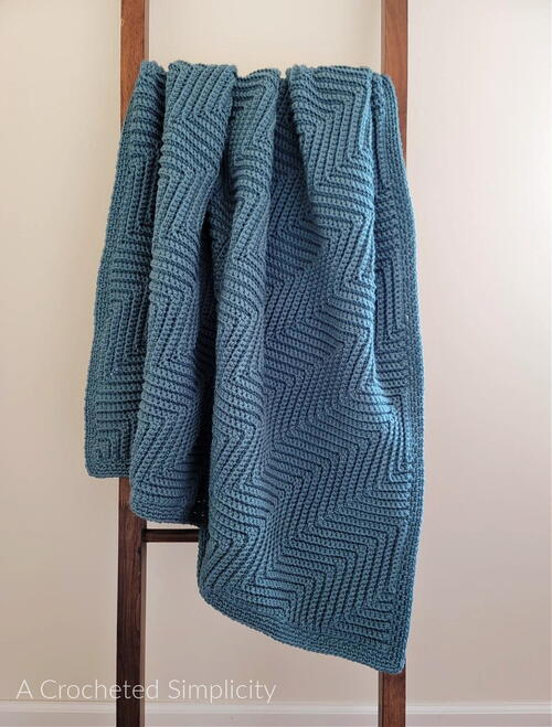 Diagonal Ripple Lapghan Diagonal Ripple Lapghan