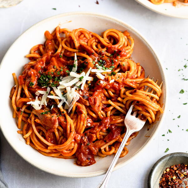 Quick And Easy Pasta Amatriciana Quick And Easy Pasta Amatriciana