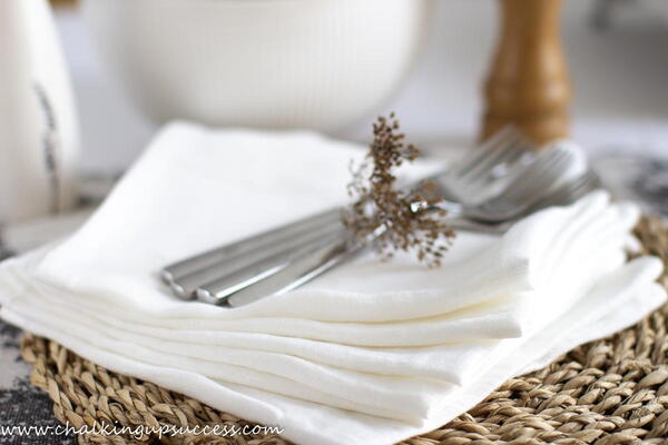 Make A Table Napkin From Fabric - Easy Square Corner Method Make A Table Napkin From Fabric - Easy Square Corner Method