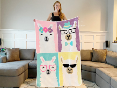 Llama Blanket