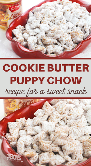 Addictive Cookie Butter Puppy Chow Recipe