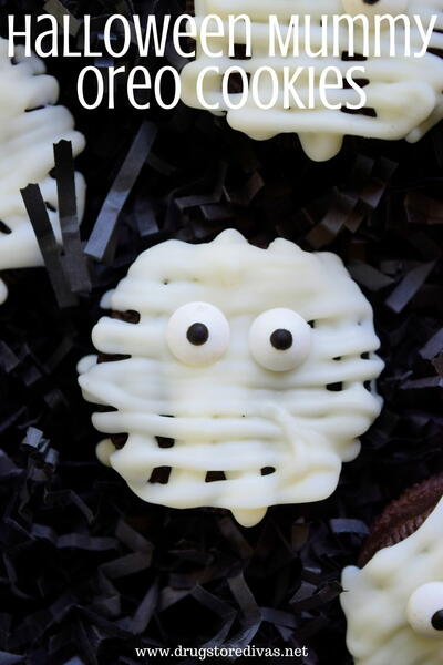 Halloween Mummy Cookies Halloween Mummy Cookies