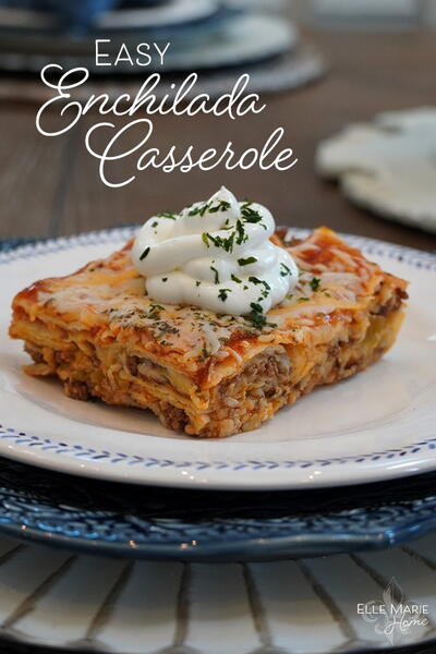 Easy Enchilada Casserole Easy Enchilada Casserole