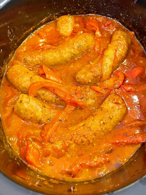 Slow Cooker Sausage And Peppers Slow Cooker Sausage And Peppers