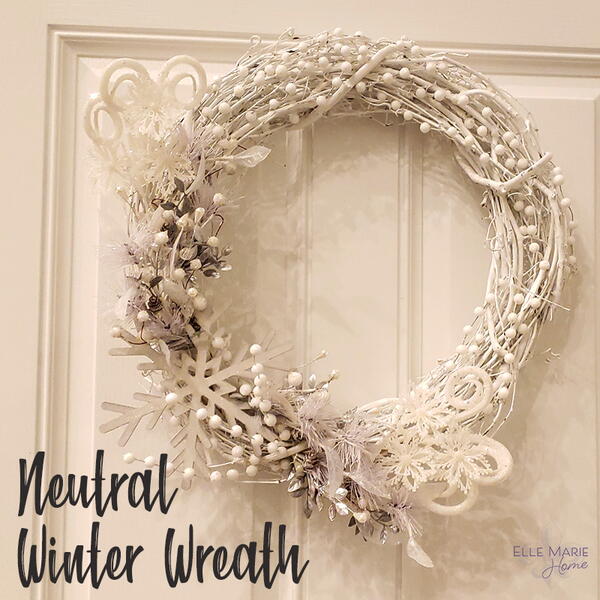 Neutral Winter Wreath Neutral Winter Wreath