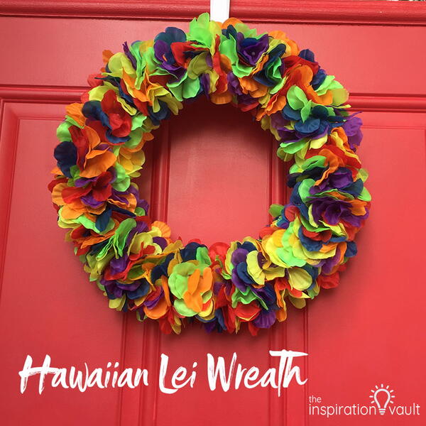 Hawaiian Lei Wreath Hawaiian Lei Wreath