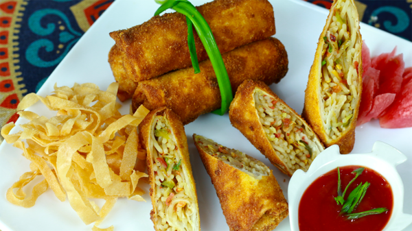 Tasty Noodles Spring Rolls Recipe Tasty Noodles Spring Rolls Recipe