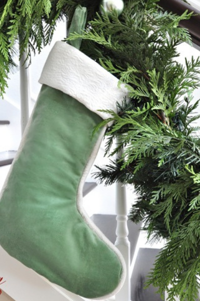 Simple Cuffed Christmas Stocking Simple Cuffed Christmas Stocking