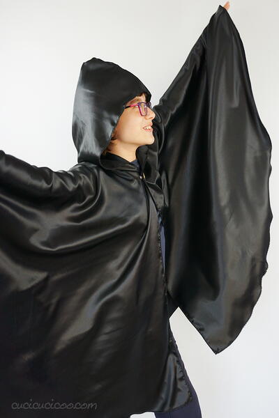 Diy Halloween Cape With Hood Diy Halloween Cape With Hood