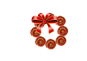 Fall Halloween Flower Wreath Fall Halloween Flower Wreath