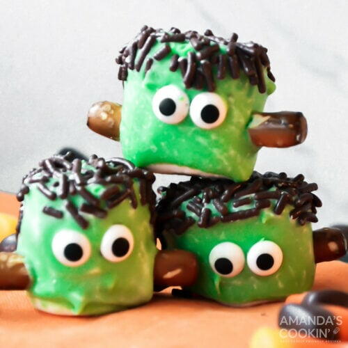 Marshmallow Frankensteins Marshmallow Frankensteins