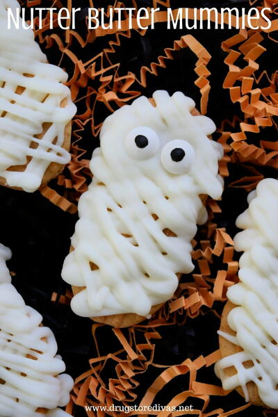Nutter Butter Mummy Cookies Nutter Butter Mummy Cookies