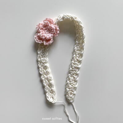 Summer Flower Crochet Headband · All Sizes!