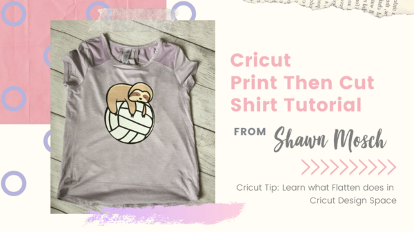 Print Then Cut Shirt With Cricut Print Then Cut Shirt With Cricut