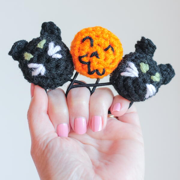 Halloween Ponytail Holders Halloween Ponytail Holders