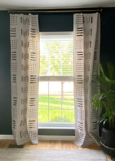 Diy Mudcloth Curtains Diy Mudcloth Curtains