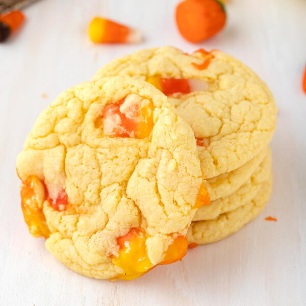 4-ingredient Candy Corn Cookies 4-ingredient Candy Corn Cookies