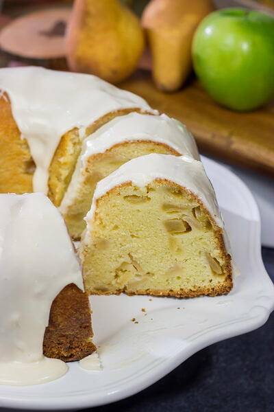 Apple Pear Pound Cake Apple Pear Pound Cake