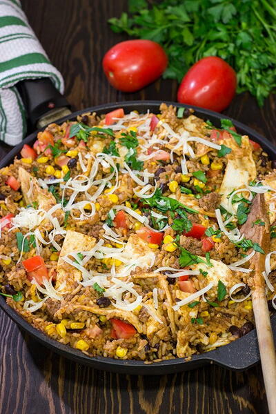 Skillet Beef Burritos Skillet Beef Burritos