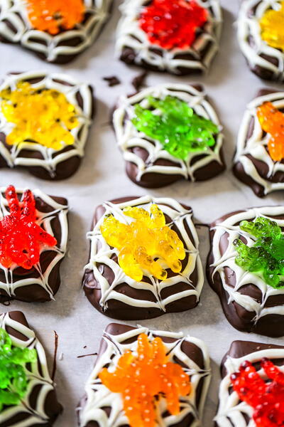 Spider Chocolate Graham Cookies Spider Chocolate Graham Cookies