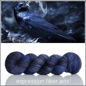 Expression Fiber Arts Raven Mirage Yarn Bundle Giveaway