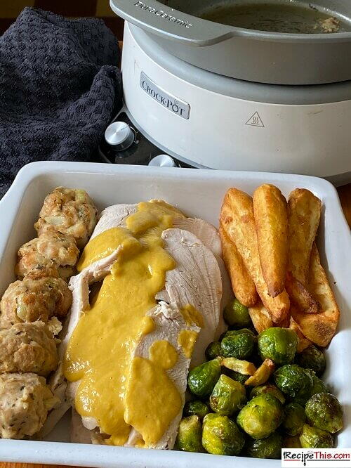 Slow Cooker Turkey Crown Christmas Dinner Slow Cooker Turkey Crown Christmas Dinner