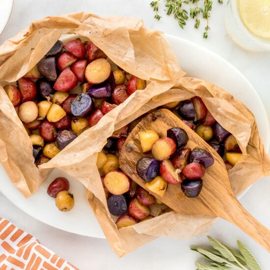 Creamer Potatoes En Papillote Creamer Potatoes En Papillote