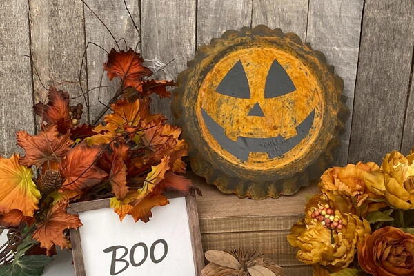 Rust Pumpkin Decor Rust Pumpkin Decor