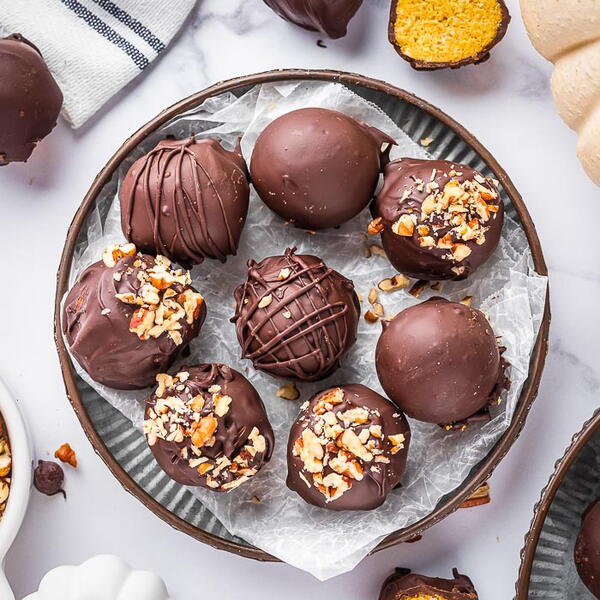 Pumpkin Truffles Pumpkin Truffles