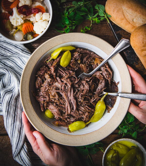 Slow Cooker Italian Beef