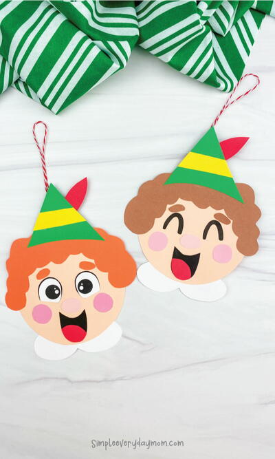 Buddy The Elf Ornament Craft