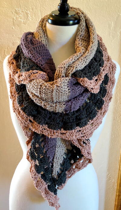 Journey Through The Stones Crochet Shawl Journey Through The Stones Crochet Shawl