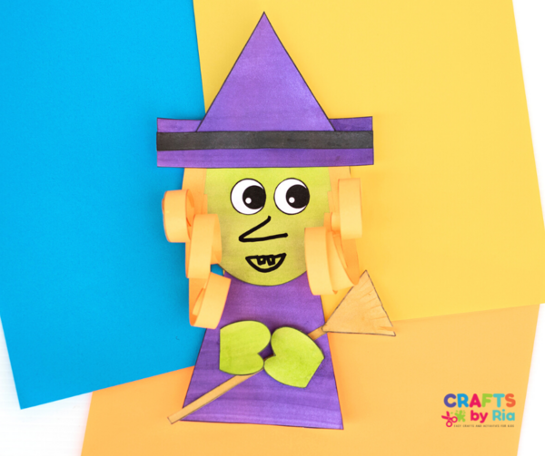Paper Witch Craft For Kids Paper Witch Craft For Kids
