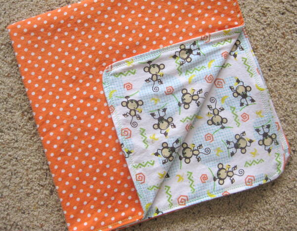 Reversible Receiving Blanket Reversible Receiving Blanket