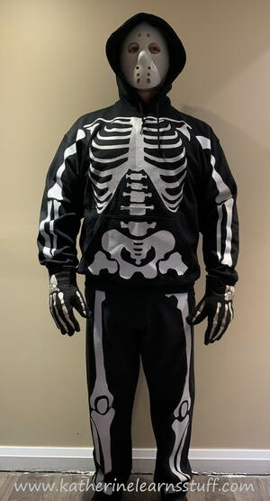 How To Make A Glow-in-the-dark Skeleton Costume How To Make A Glow-in-the-dark Skeleton Costume