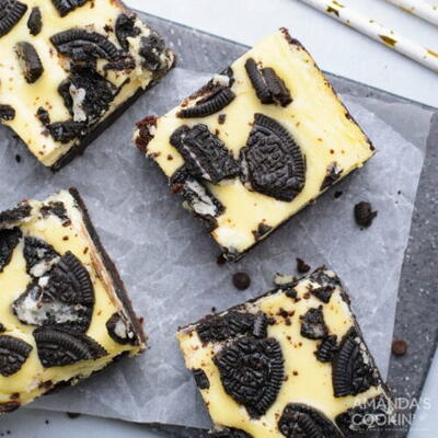Oreo Cheesecake Brownies