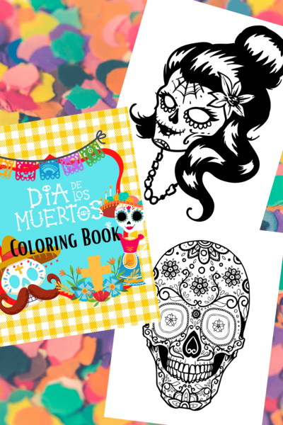 Dia De Los Muertos Coloring Book Dia De Los Muertos Coloring Book
