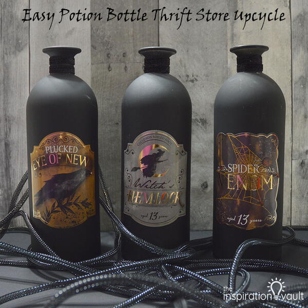 Potion Bottle Upcycle Potion Bottle Upcycle