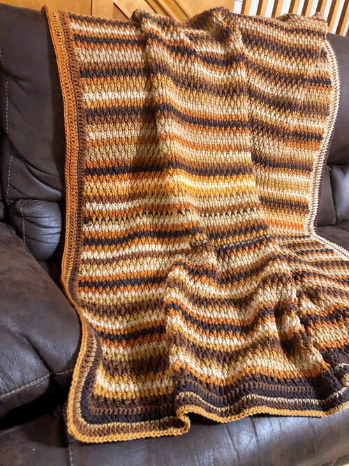 Latte Delight Crochet Blanket Latte Delight Crochet Blanket