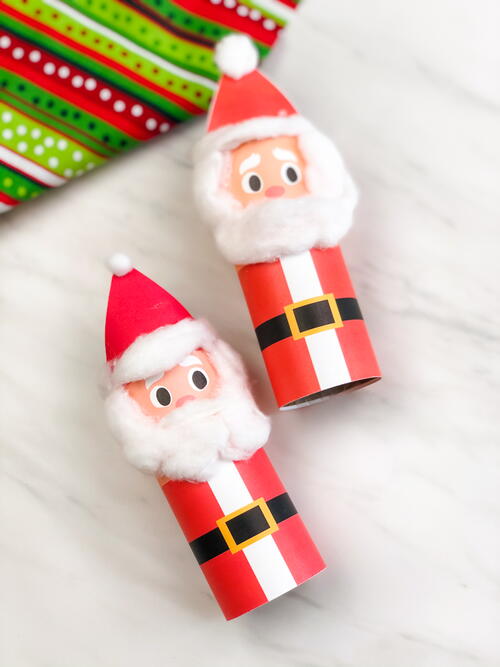 Toilet Paper Roll Santa Claus