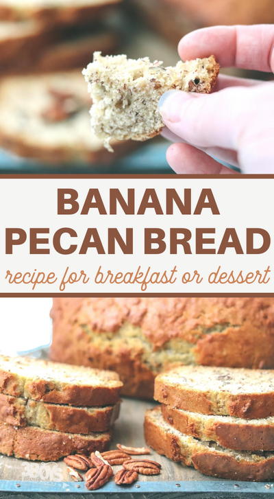 Super Soft Banana Pecan Bread